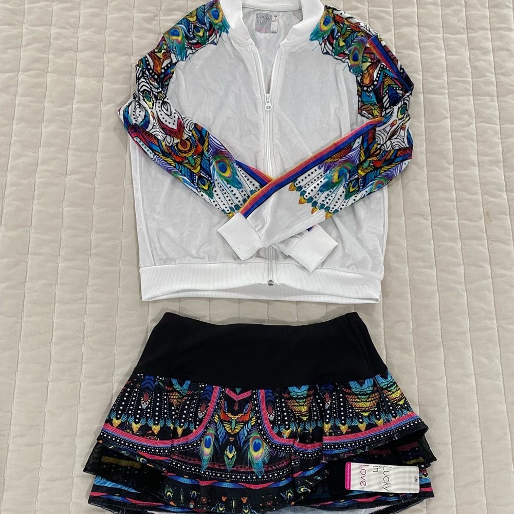 Brand New Lucky In Love tennis/golf outfit